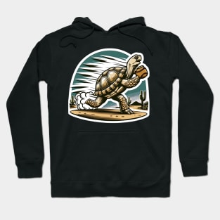 Baseball Player desert turtle Hoodie